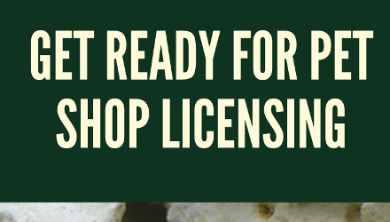 Get ready for pet shop licensing