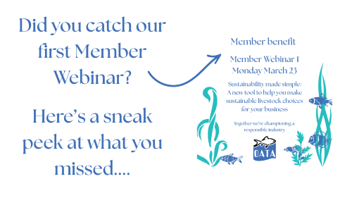 First Member Webinar launches new sustainable sourcing tool